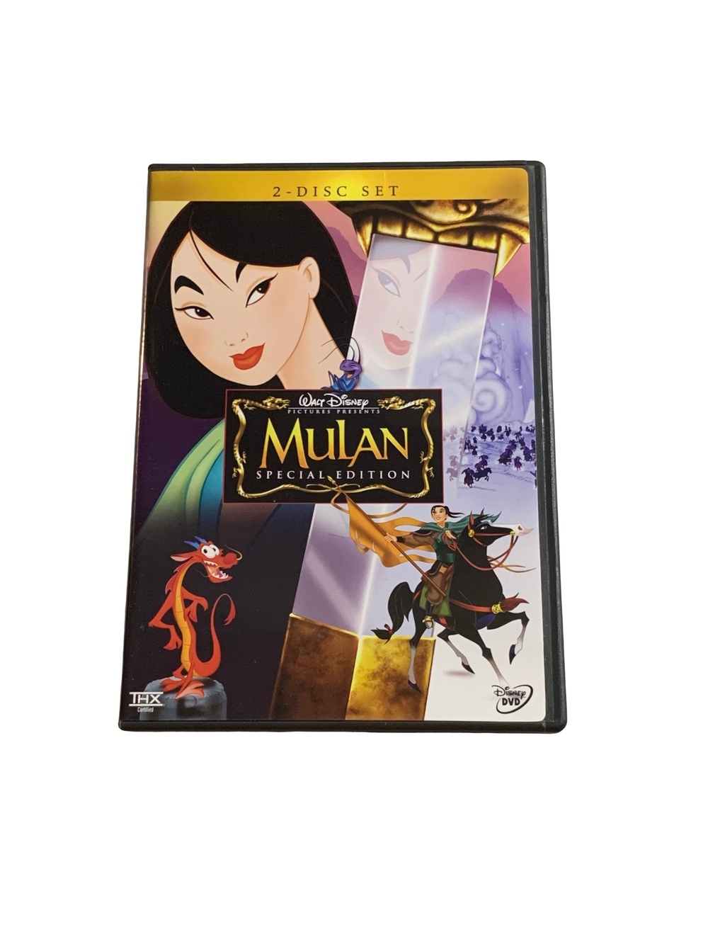 Disney Mulan Special Edition DVD 2-Disc Set Slipcover THX Dolby Digital